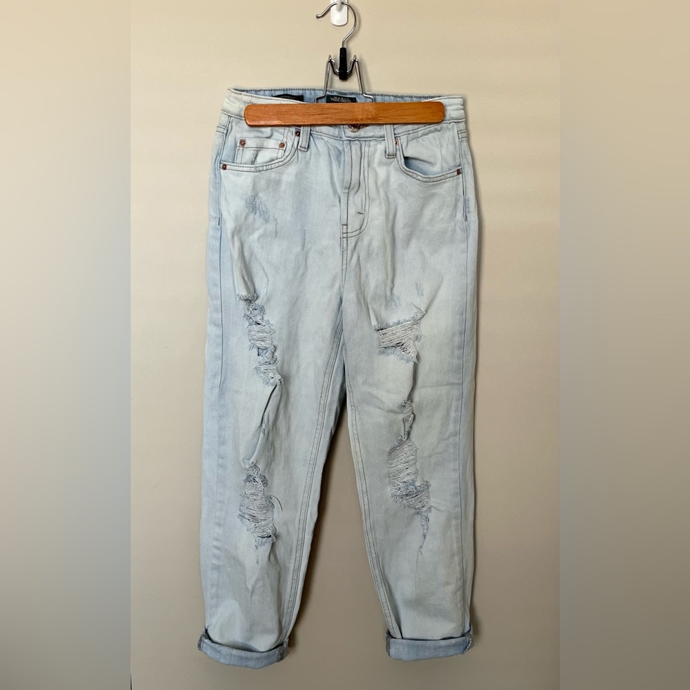 High rise mom jeans